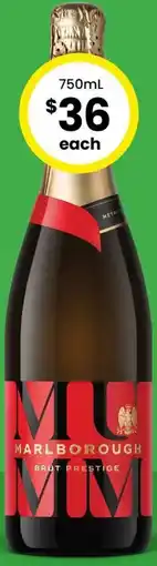 The Bottle O Mumm Marlborough Brut Prestige offer