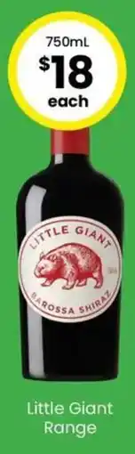 The Bottle O Little Giant Range offer