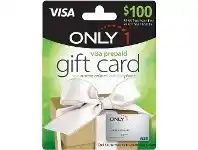 Monetary Card Only 1 Visa Gift Card $100