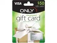Monetary Card Only 1 Visa Gift Card $50