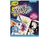 Officeworks Crayola Marker Airbrush Set offer
