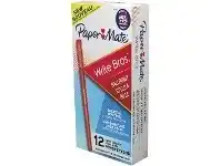 Officeworks Papermate Write Bros Ballpoint Pens Red 12 Pack offer