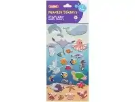 Officeworks Kadink Puffy Glitter Stickers 1 Sheet Sea Life offer