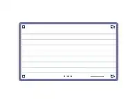 Oxford Flash 2.0 Cards Ruled 75 x 125mm Turquoise 80 Pack