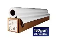 HP Universal Coated Paper Roll 610mm x 30m 130gsm