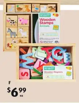 ALDI Wooden Stamps or Magnets offer