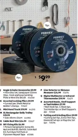 ALDI Cutting and Grinding Discs offer