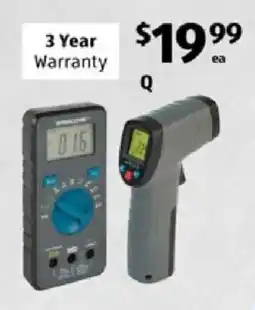 ALDI WORZON Digital Multimeter and Infrared Thermometer offer
