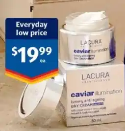 ALDI Lacura caviar illumination luxury anti ageing day cream offer