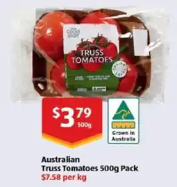 ALDI The Good Show Truss Tomatoes offer