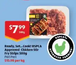 ALDI Ready, Set...Cook! RSPCA Approved Chicken Stir Fry Strips offer