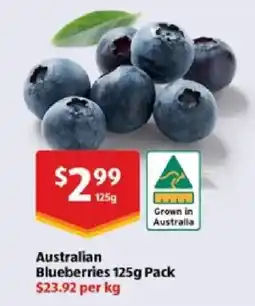 ALDI Australian Blueberries offer
