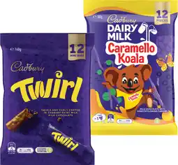 Coles Cadbury Sharepack-180g offer