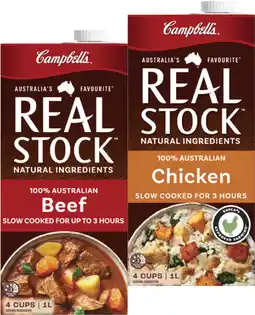 Coles Campbell's Real Stock offer