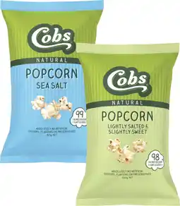 Coles Cobs Popcorn-120g offer