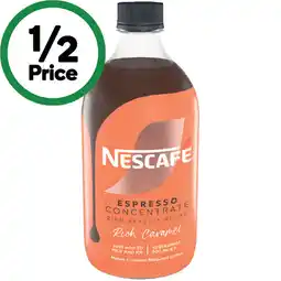 Woolworths Nescafé Espresso Concentrate Liquid Coffee offer