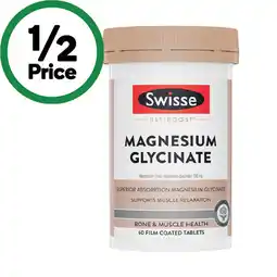 Woolworths Swisse Ultiboost Magnesium Glycinate Tablets offer