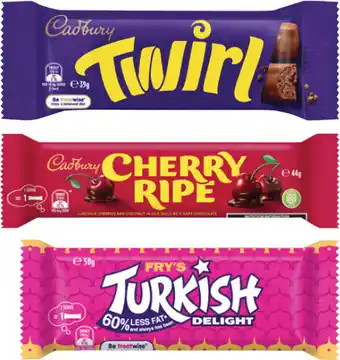 Coles Cadbury Chocolate Bar-50g offer