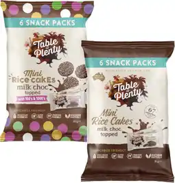 Coles Table of Plenty Topped Sweet Rice Cakes 84g-102g offer