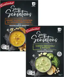 Coles Continental Sensations Soup 2 Serves-70g offer