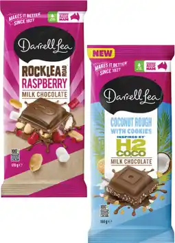 Coles Darrell Lea Block Chocolate-170g offer