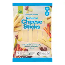Woolworths Woolworths Natural Cheese Sticks – From the Fridge offer