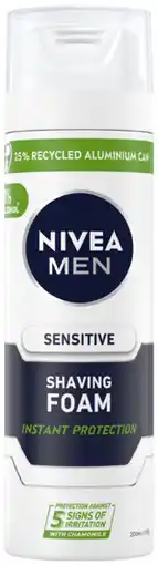 Coles Nivea Men Sensitive Shaving Foam offer