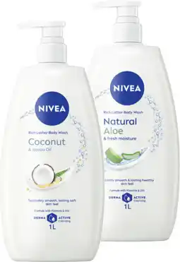 Coles Nivea Shower Body Wash offer