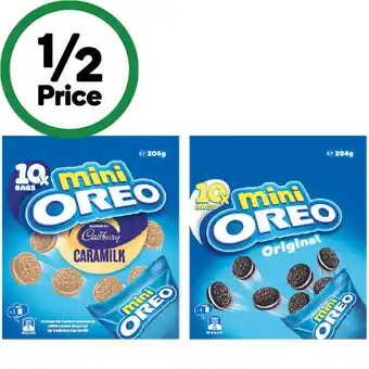 Woolworths Oreo Mini Cookies Multipack offer