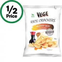 Woolworths Vege Rice Crackers – From the Health Food Aisle offer