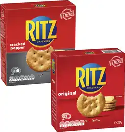 Coles Ritz Crackers-227g offer