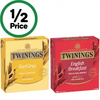 Woolworths Twinings Tea Bags-100 offer