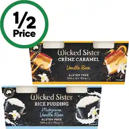 Woolworths Wicked Sister Twin Pack Desserts – From the Fridge offer