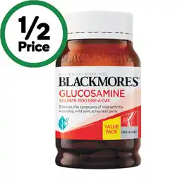 Woolworths Blackmores Glucosamine Sulfate 1500mg Tablets offer