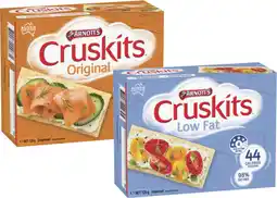 Coles Arnott's Cruskits Crispbread offer