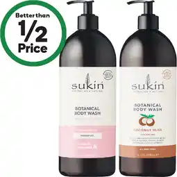 Woolworths Sukin Body Wash offer
