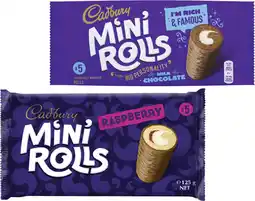 Coles Cadbury Mini Rolls 115g-125g offer