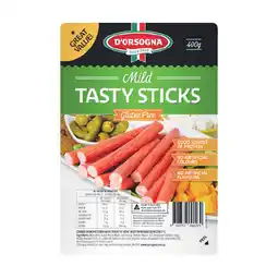 Woolworths D’Orsogna Tasty Sticks Mild – From the Deli offer