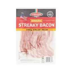 Woolworths D’Orsogna Streaky Bacon – From the Fridge offer