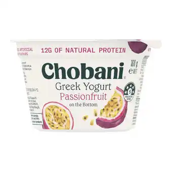 Woolworths Chobani Greek Yogurt Pot offer