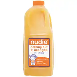 Woolworths Nudie Nothing But Oranges with Pulp – From the Fridge offer