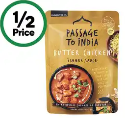 Woolworths Passage to India Simmer Sauce offer