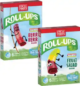 Coles Uncle Tobys Roll Ups offer