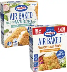 Coles Birds Eye Air Baked Fish Fillets-380g offer
