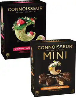 Coles Connoisseur Ice Cream Sticks-6 Pack 320mL-400mL offer