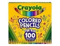 Officeworks Crayola Big Coloured Pencils 100 Pack offer