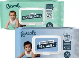 Coles Rascals Premium Wipes-80 Pack offer
