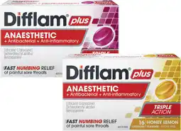 Coles Difflam Plus Anaesthetic Lozenges offer