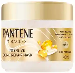Coles NEW Pantene Miracles Intensive Bond Repair Mask offer