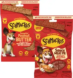 Coles Schmackos Dog Treats-200g offer
